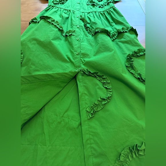 NWT Women's Ribbon Short Sleeve Midi Shirtdress kate spade new york Target Green - Picture 7 of 12